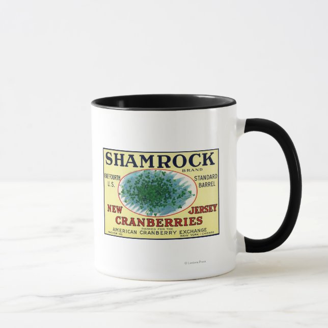 Taza Etiqueta de la marca Shamrock (Derecha)