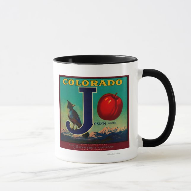 Taza Etiqueta de tasa de Apple de Joslyn (Derecha)