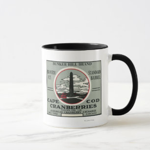 Taza Etiqueta del arándano de la marca del Bunker Hill