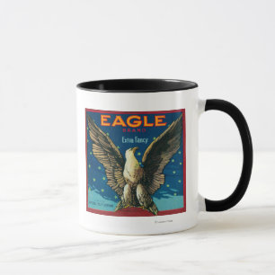 Taza Etiqueta del cajón de Eagle Apple