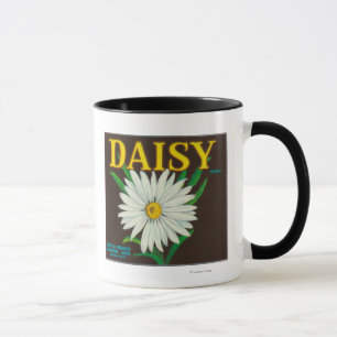 Taza Etiqueta del cajón de la fruta cítrica de la mar