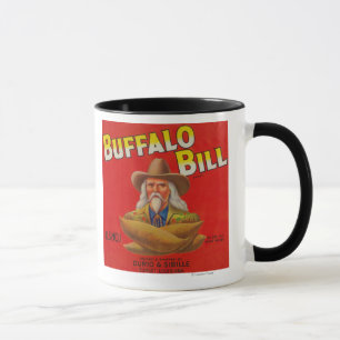 Taza Etiqueta del cajón del ñame de la marca de Buffalo