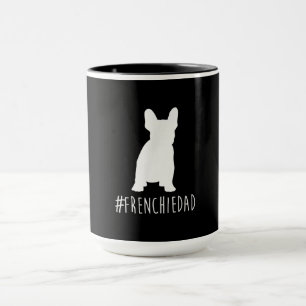 Taza etiqueta frenchie dad regalo de papá de bulldog