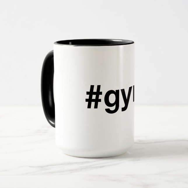 Taza Etiqueta GYM (Anverso izquierdo)
