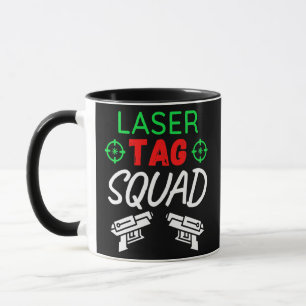 Taza Etiqueta láser Squad interior Lasertag Team