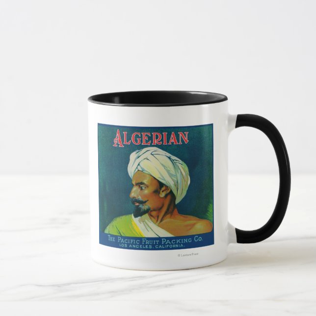 Taza Etiqueta Naranja argelina (Derecha)