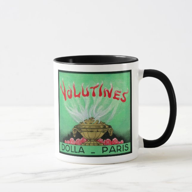 Taza Etiqueta Perfume de VoltinesParís, Francia (Derecha)
