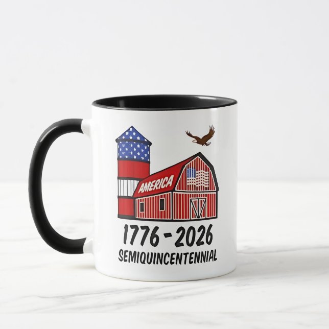 Taza EUA Semiquincentenario 250 Aniversario 1776-2026 (Izquierda)