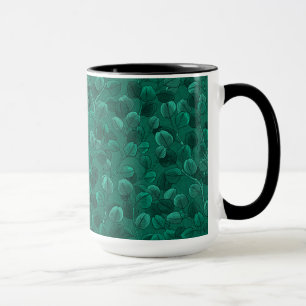 Taza Eucalipto sobre verde