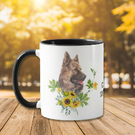Taza Eucalyptus German Shepherd Dog Mug