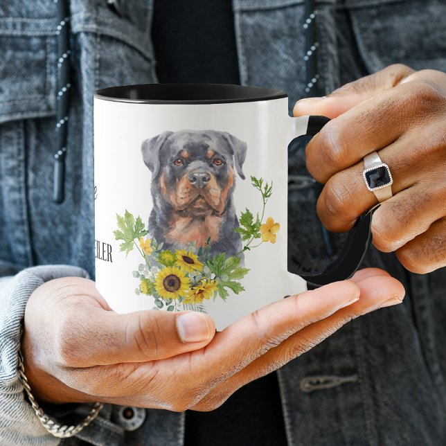 Taza Eucalyptus Rottweiler Dog (Subido por el creador)