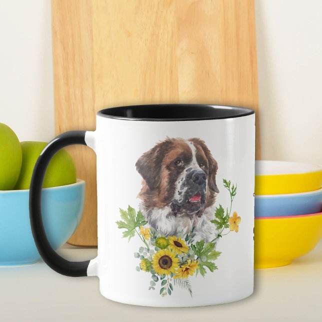 Taza Eucalyptus Saint Bernard Dog Mug (Subido por el creador)