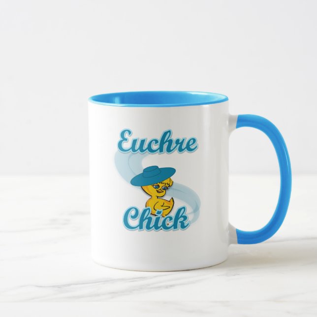 Taza Euchre Chick #3 (Derecha)