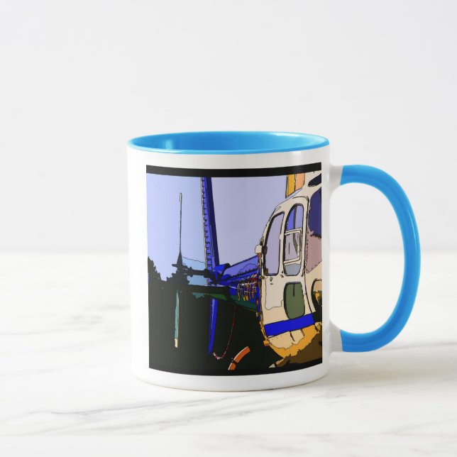 Taza Eurocopter AS350 una estrella (Derecha)