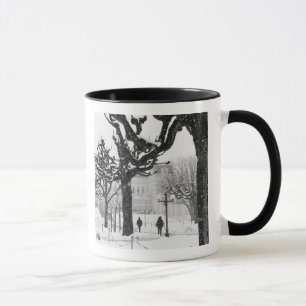 Taza Europa, Austria, Salzburgo. Invierno,