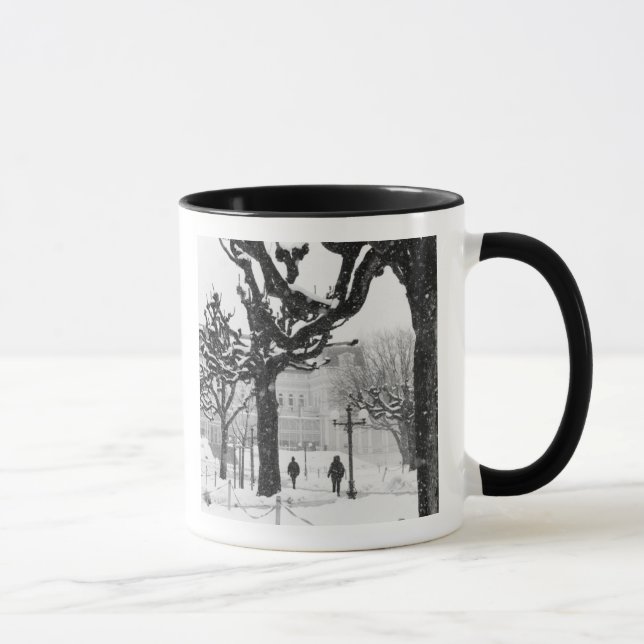 Taza Europa, Austria, Salzburgo. Invierno, (Derecha)