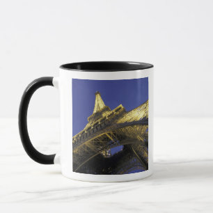 Taza Europa, Francia, París, Torre Eiffel, noche 2