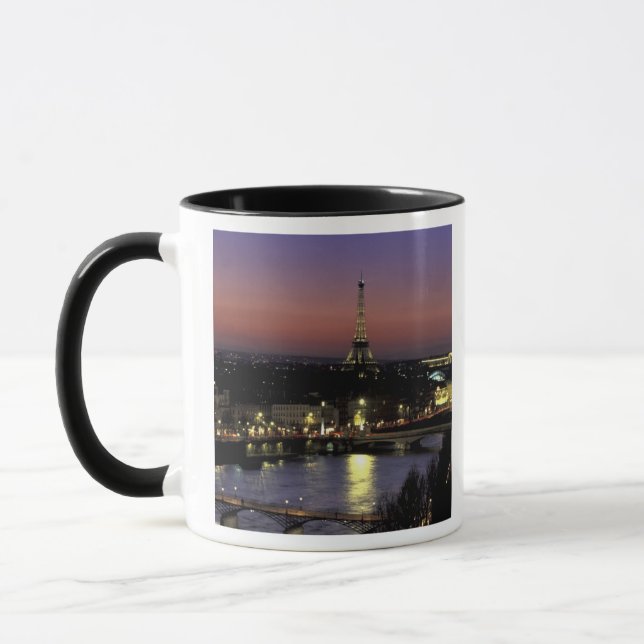 Taza Europa, Francia, París, Vista al sol de Eiffel (Izquierda)