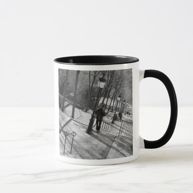 Taza Europa, Francia, París y Montmartre: Por la mañana (Derecha)