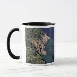 Taza Europa, Italia, Toscana. Costa rocosa; Cala