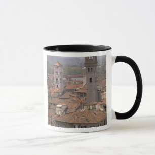 Taza Europa, Italia, Toscana, Lucca, Panorama de la ciu