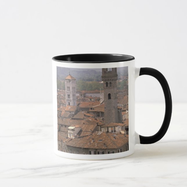 Taza Europa, Italia, Toscana, Lucca, panorama urbano (Derecha)