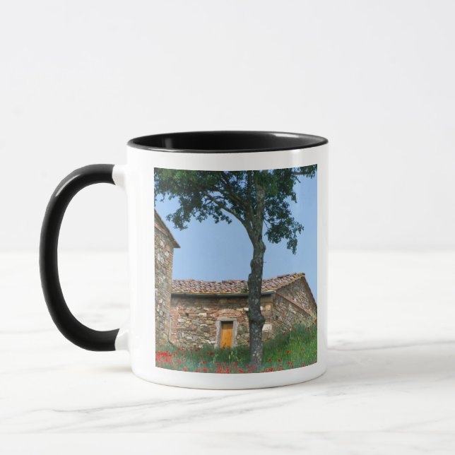 Taza Europa, Italia, Toscana, villa abandonada en (Izquierda)