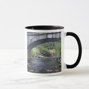 Taza Europa, Noruega. Puente de piedra en ruta a Bergen