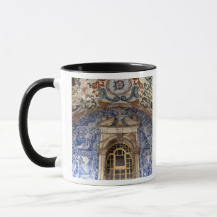 Taza Europa, Portugal, Obidos. Arquitectura colorida