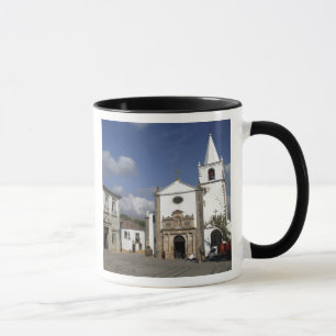 Taza Europa, Portugal, Obidos. Iglesia de Santa Maria e