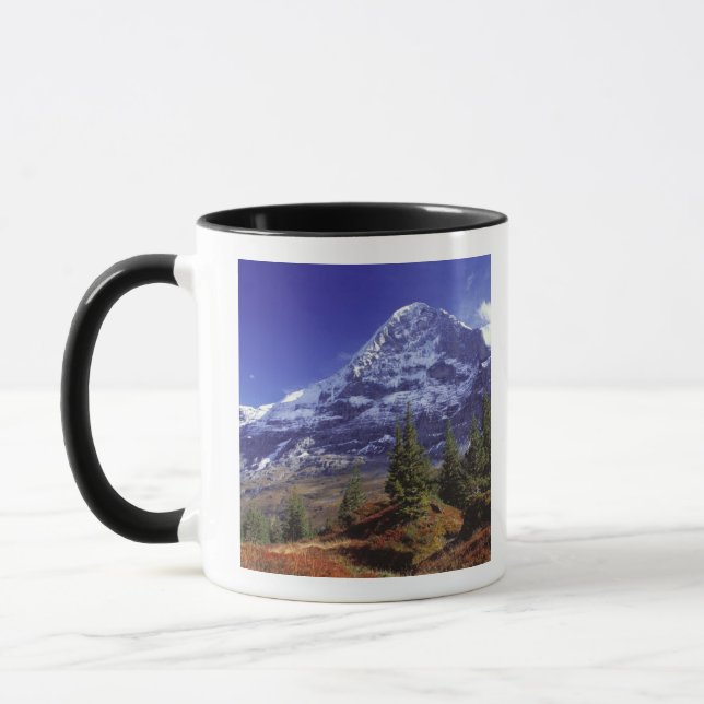 Taza Europa, Suiza, Eiger. Colores otoñales abundan (Izquierda)