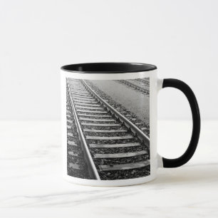 Taza Europa, Suiza, Zúrich. Vías de tren