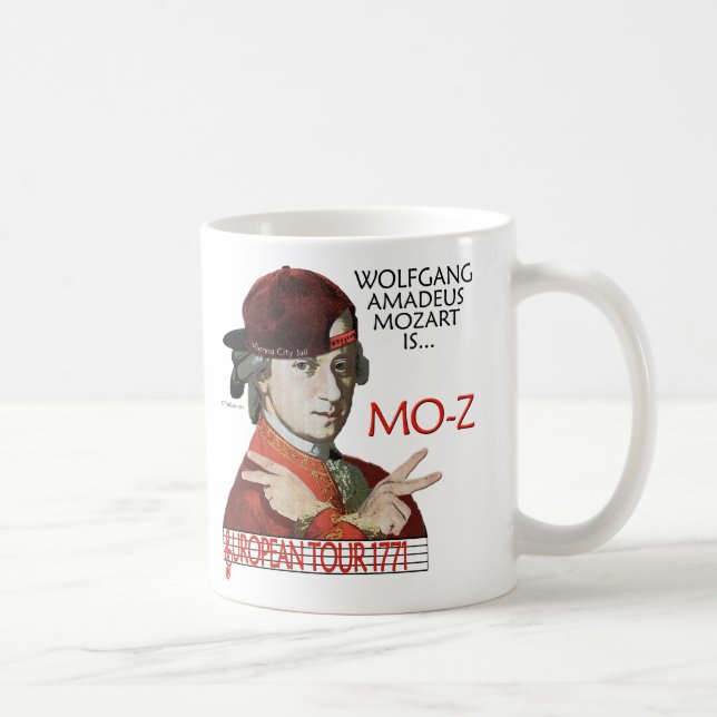 Taza europea del viaje de Mozart "MES-z" (Derecha)