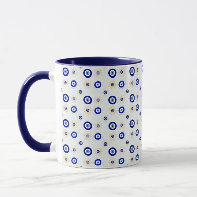 Taza Evil Eye Symbol (Izquierda)
