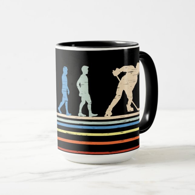Taza Evolución del botón de hockey (Anverso derecho)