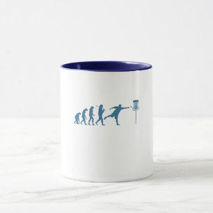 Taza Evolución del Disc Golf - Regalo Divertido para Ju