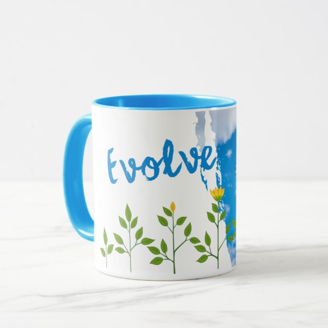 Taza Evolve Sunflower Mug (Anverso izquierdo)