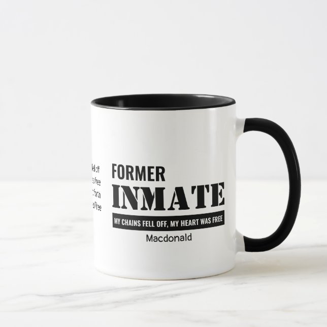 Taza Ex prisión INMATE Christian Hymn (Derecha)