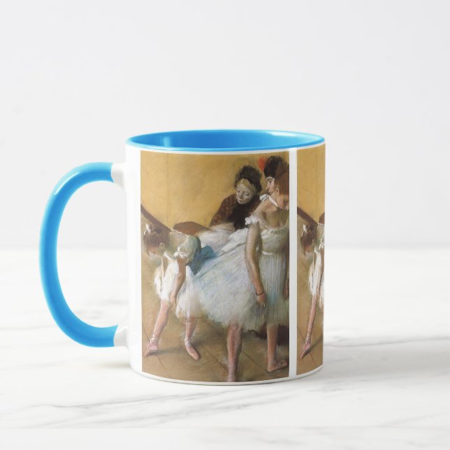 Taza Examen de danza por Edgar Degas, Ballet de época (Izquierda)