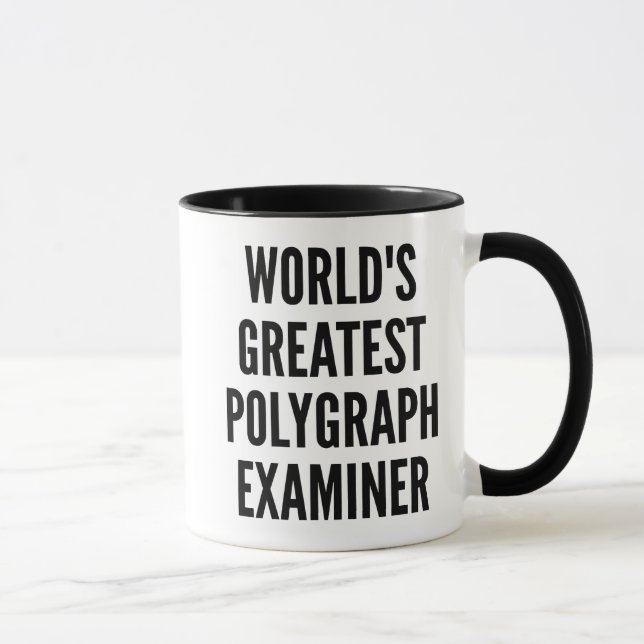 Taza Examinador de polígrafos más grande del mundo (Derecha)