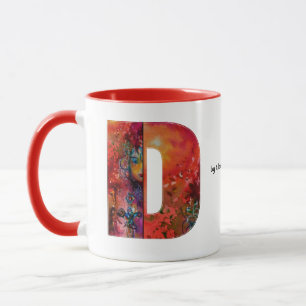 TAZA EXCALIBUR D LETTER / FANTASY MONOGRAM