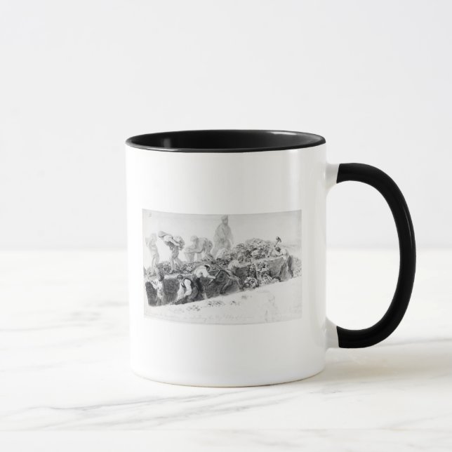 Taza Excavación de un agujero para las fundaciones (Derecha)