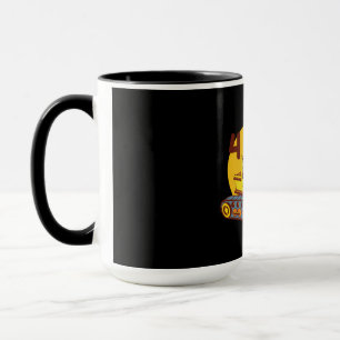 Taza Excavadora Amarilla - Regalo de 4º Cumpleaños
