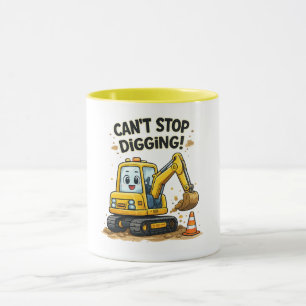 Taza Excavadora Sin Parar de Cavar