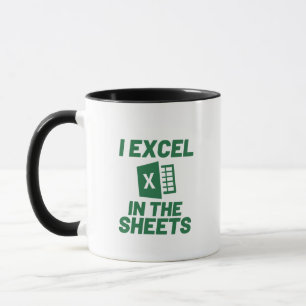 Taza Excel en las hojas Spreadshee Funny Accountant