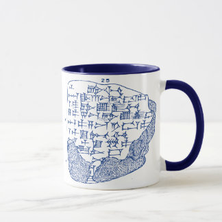 Taza excelente cuneiforme de la bebida
