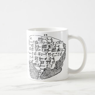 Taza excelente cuneiforme de la bebida