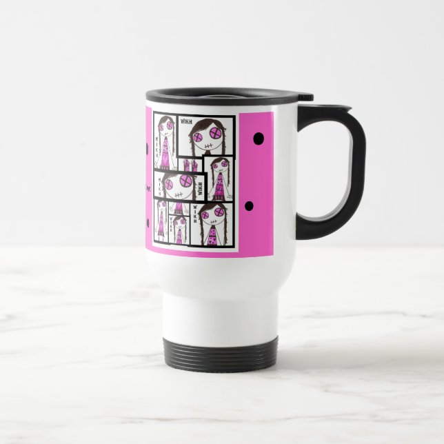 Taza exclusiva del viaje de WIKH (Derecha)