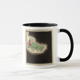 Taza Exhibiendo El Imperio de Kublai Khan 1294 AD