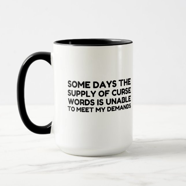 TAZA EXIGENCIA DE PALABRAS CURSAS (Izquierda)